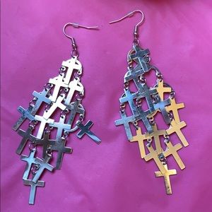 🍀SALE Cross earrings